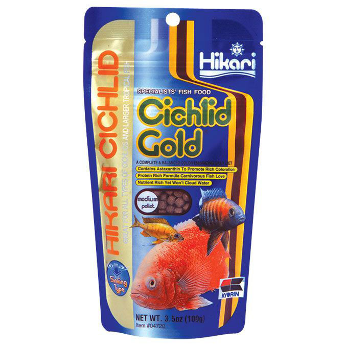 Hikari Cichlid Gold Sinking Mini 100g - Rookes Pet Products