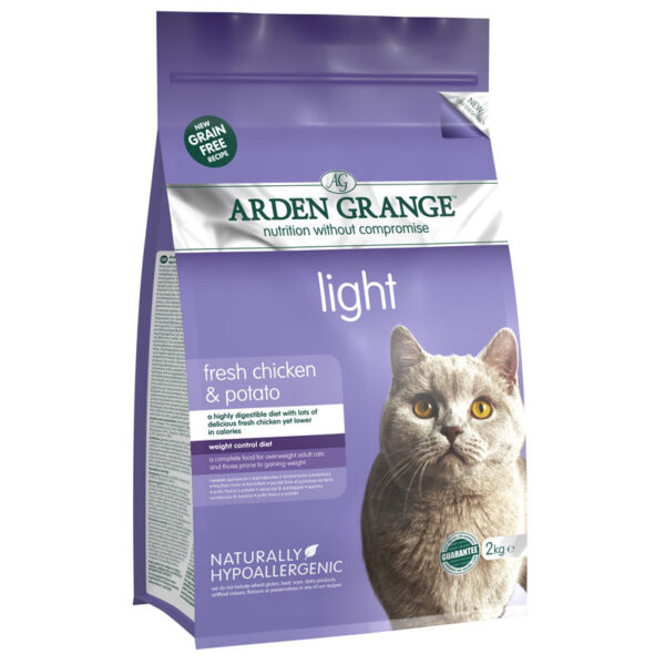 Arden Grange Complete Cat Food Adult Light Chicken & Potato