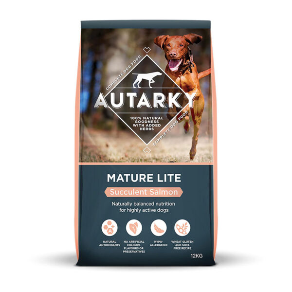 Autarky Complete Dry Dog Food Mature/Lite Succulent Salmon