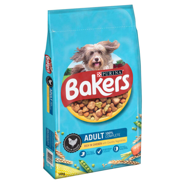 Bakers Complete Dry Dog Food Adult Chicken & Vegetables