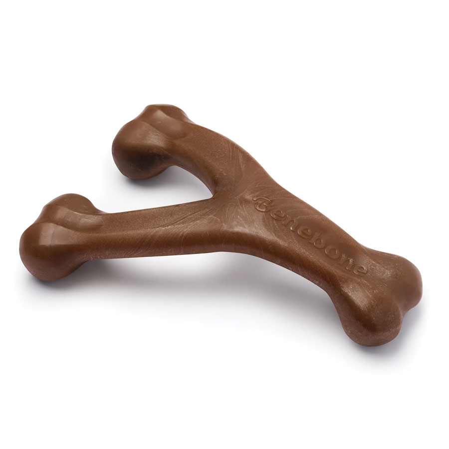 Benebone Dog Chew Wishbone Peanut Butter - Rookes Pet Products