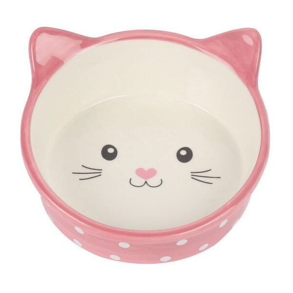 Happy Pet Polka Cat Bowl