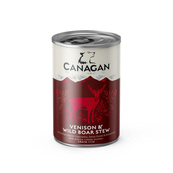 Canagan Complete Wet Dog Food Venison & Boar Stew 400g