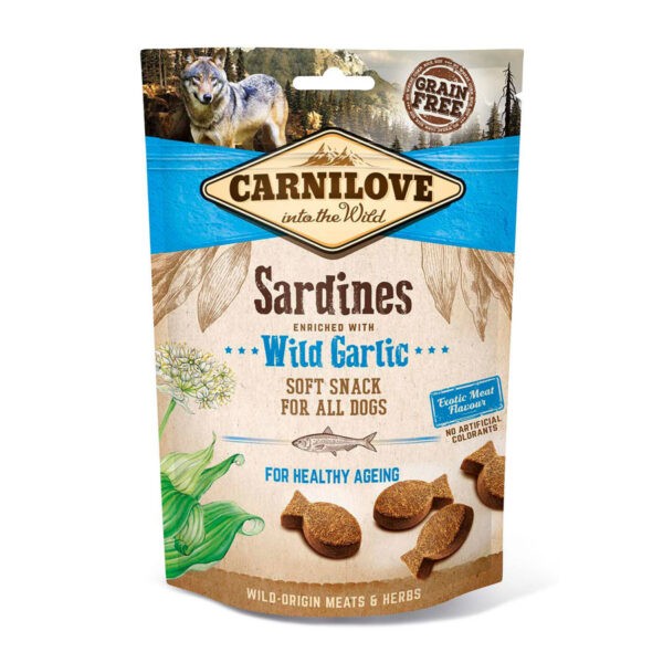 Carnilove Soft Dog Treats Sardines with Wild Garlic 200g