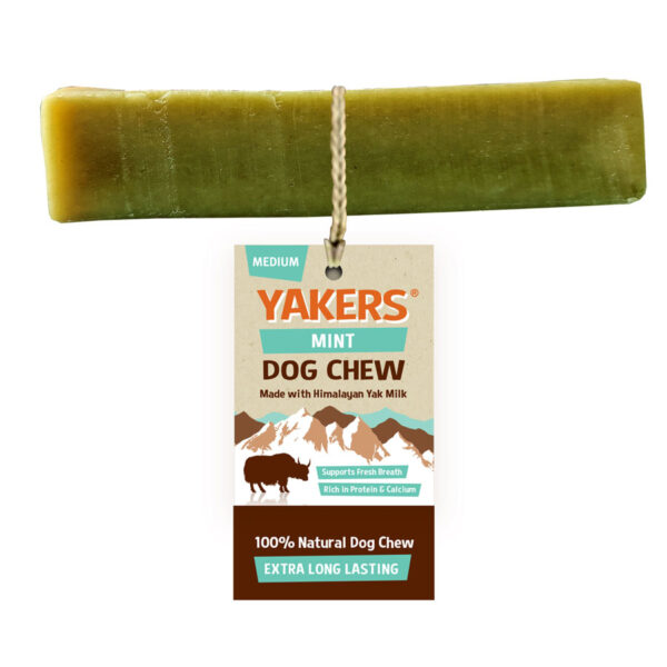 Yakers Dog Chew Mint  Medium
