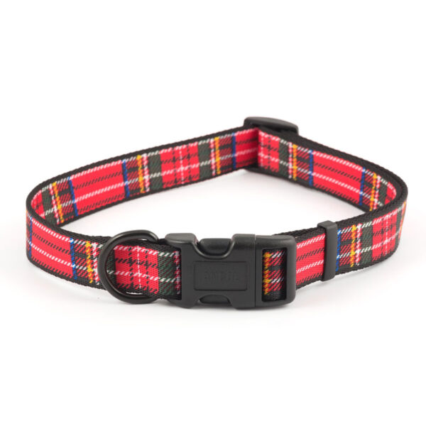 Ancol Adjustable Tartan Dog Collar