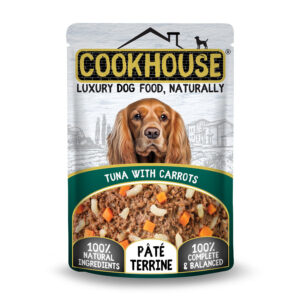 Cookhouse Complete Wet Dog Food Pouch Tuna with Carrots in Pate Terrine 100g