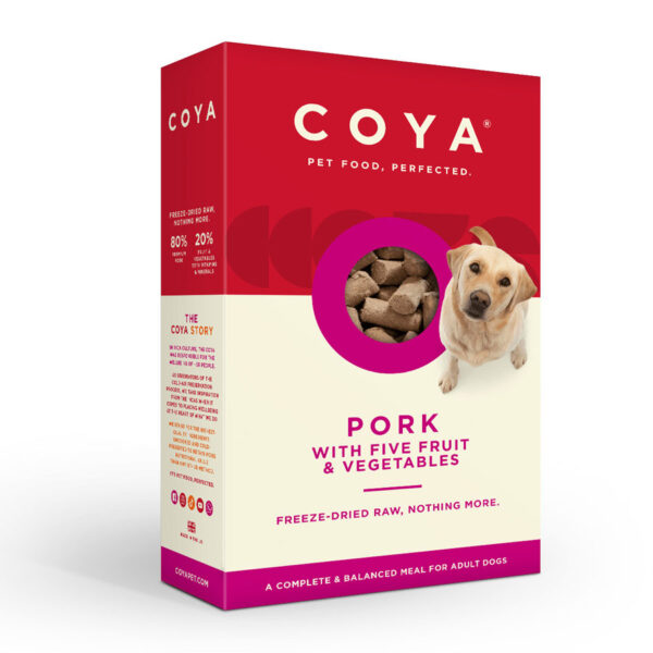 COYA Complete Freeze Dried Raw Dog Food Adult Pork