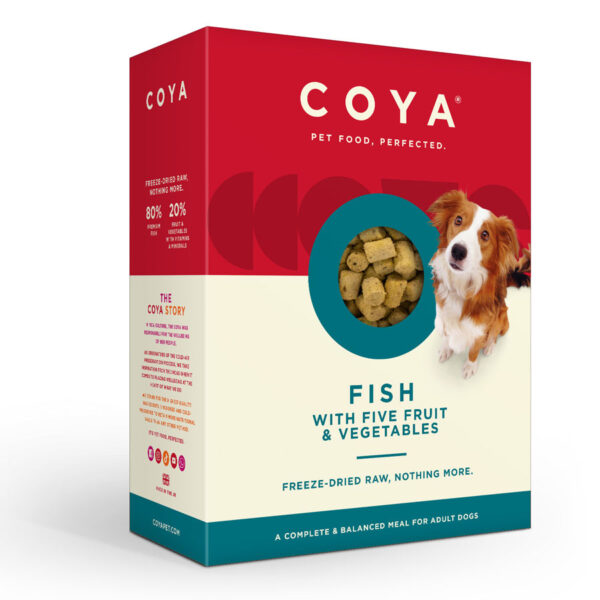 COYA Complete Freeze Dried Raw Dog Food Adult Fish 650g