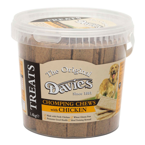 Davies Chomping Chews Dog Treats Chicken 1.4kg