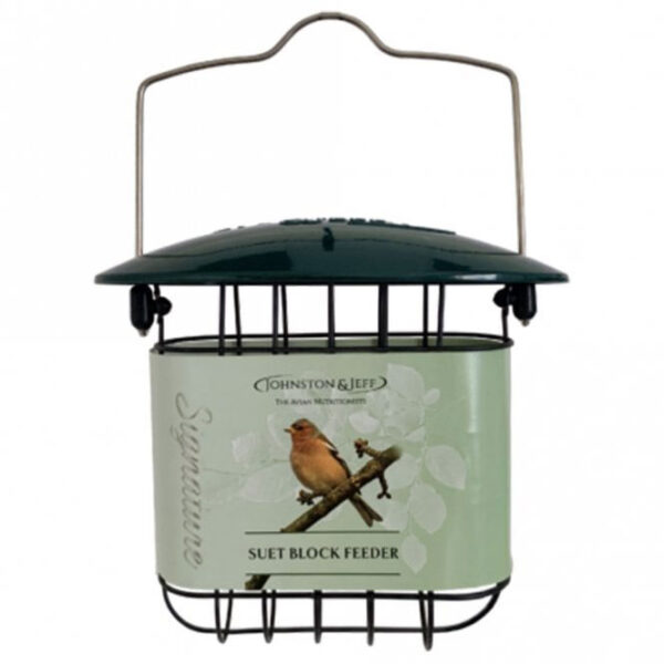 Johnston & Jeff Cast Suet Block Bird Feeder