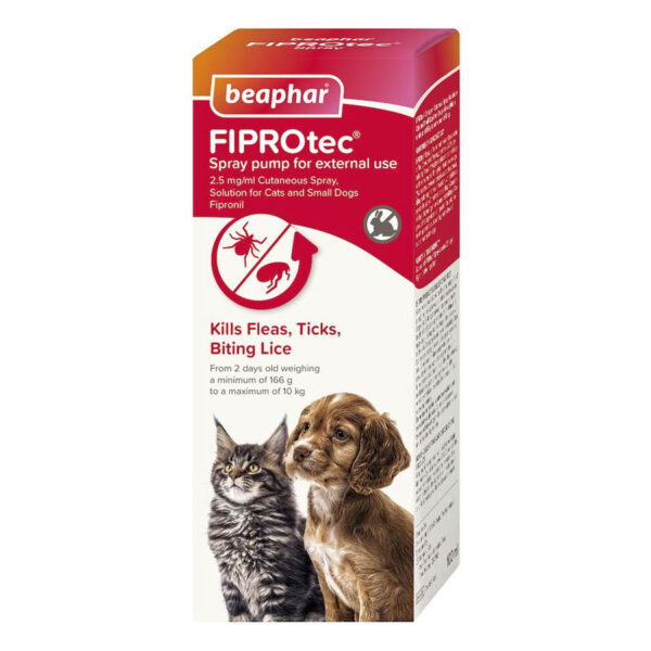 Beaphar FIPROtec Flea & Tick Spray for Cats & Dogs 100ml