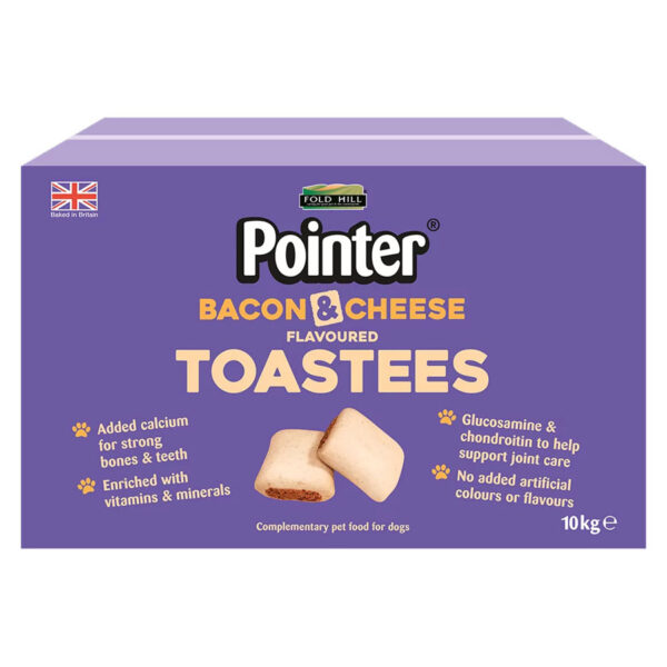 Pointer Dog Treats Bacon & Cheese Toastees