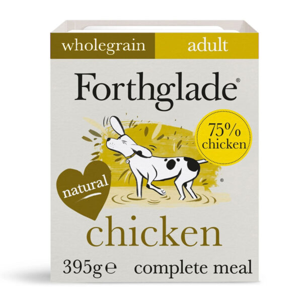 Forthglade Wholegrain Complete Adult Wet Dog Food Chicken 395g