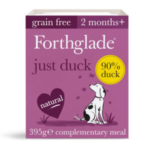 Forthglade Grain Free Complementary Wet Dog Food 90% Just Duck 395g
