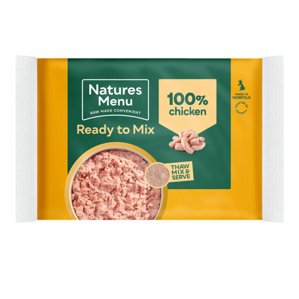 Natures Menu Frozen Raw Minced Chicken 400g