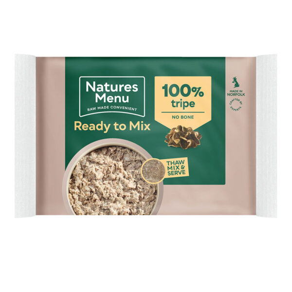 Natures Menu Frozen Raw Minced Tripe 400g