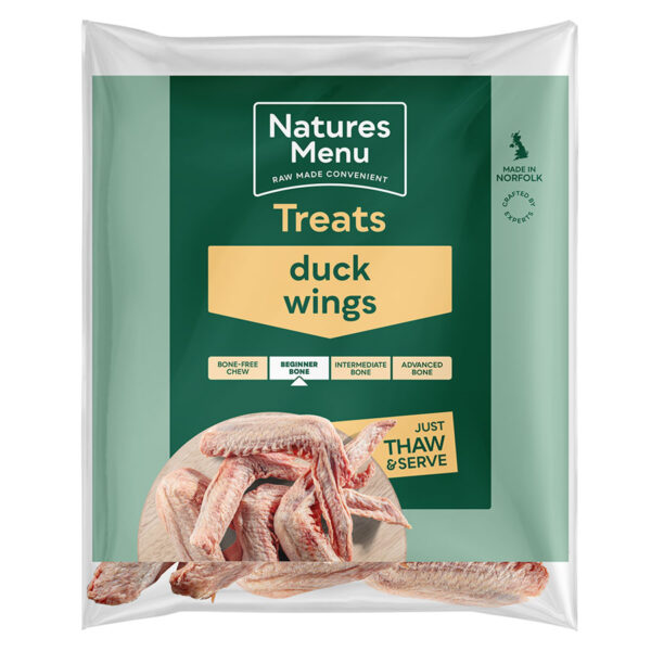 Natures Menu Frozen Raw Dog Treats Duck Wings