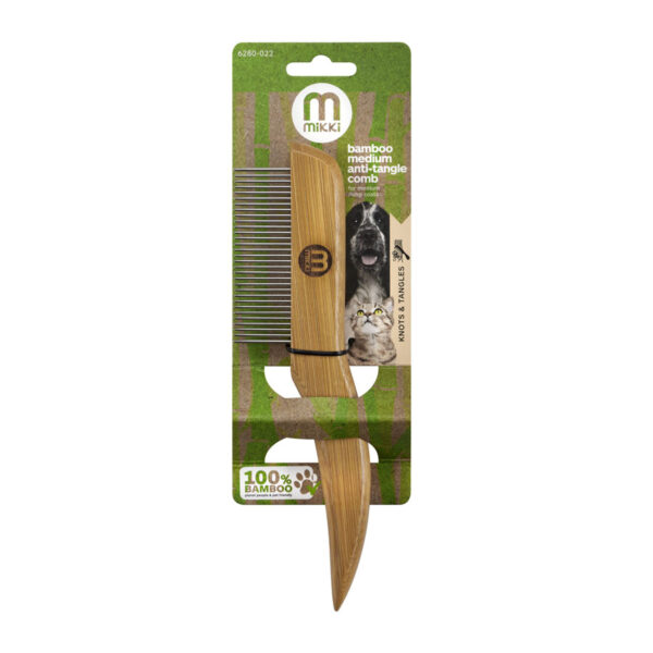 Mikki Bamboo Anti-Tangle Comb Medium