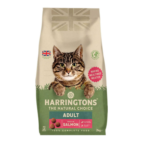 Harringtons Complete Cat Food Adult Salmon 2kg