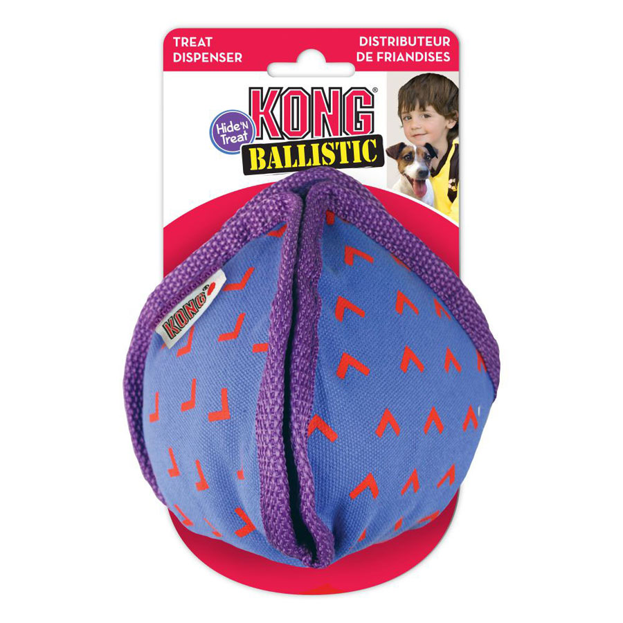 KONG Ballistic Hide N Treat Dog Toy Rookes Pet Products