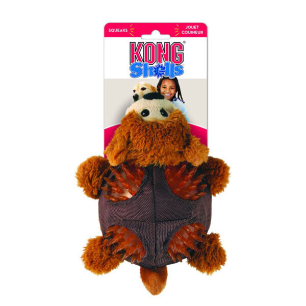 KONG Shells Dog Toy Small  Bear