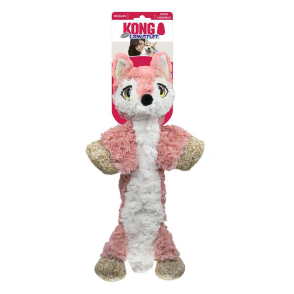 KONG Low Stuff Flopzie Fox Medium Dog Toy