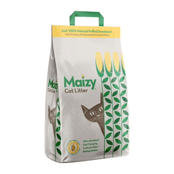 Maizy Puffed Sweetcorn 100% Natural Cat Litter