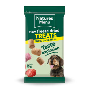 Natures Menu Freeze Dried Dog Treats Lamb Bites  15g