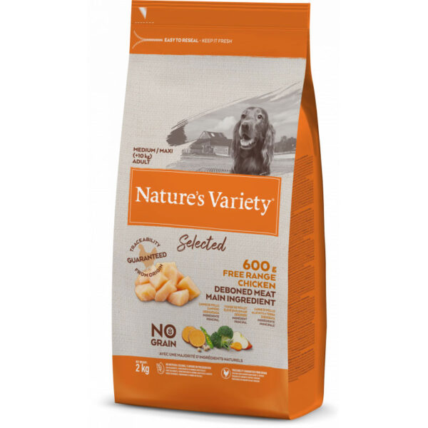 Nature's Variety Selected Complete Dry Dog Food Adult Medium/Maxi Chicken 2g