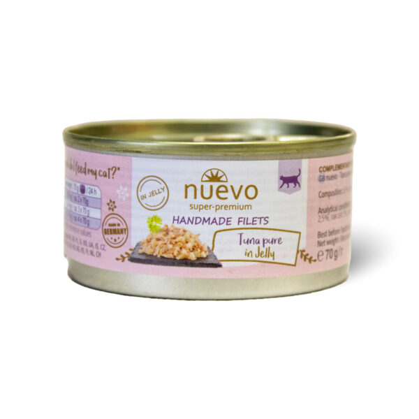 Nuevo Handmade Cat Food Fillet Tuna in Jelly 70g