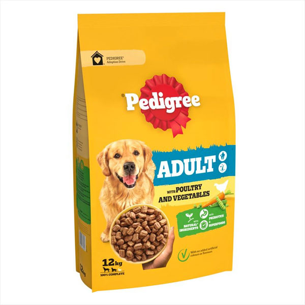 Pedigree Complete Dry Dog Food Adult Poultry