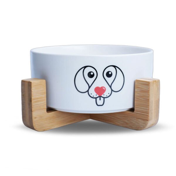 Pets Love Fresh Food Bowl & Bamboo Stand