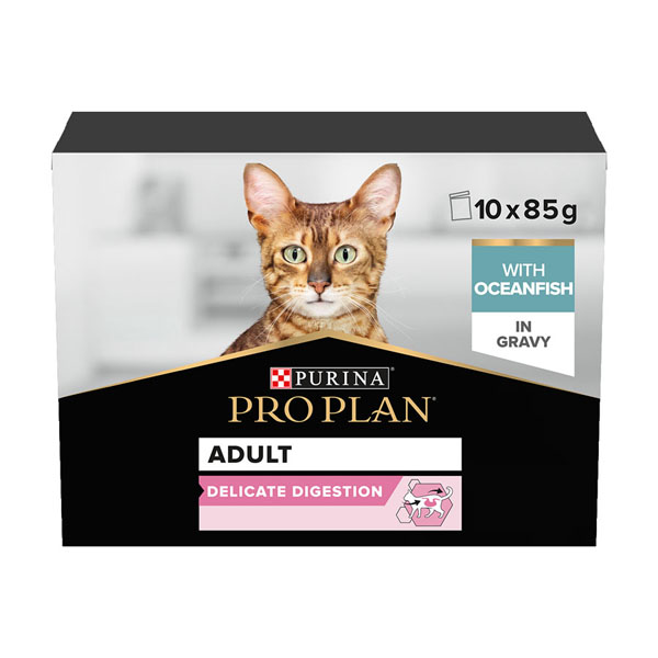 Pro Plan Complete Wet Cat Food Delicate Fish  10x85g