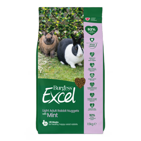 Supa Excel Rabbit Food Lite 1.5kg