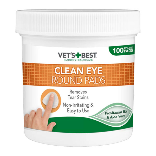 Vets Best Clean Eye Round Pads 100 pack