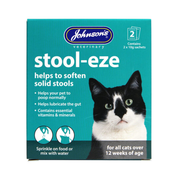 Johnson's Stool-eze for Cats 2 Sachet