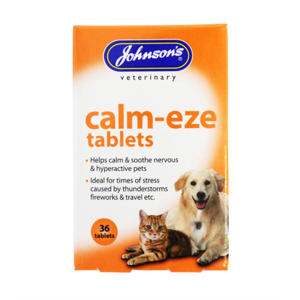 Johnson's Calm-eze Tablets for Cats & Dogs 36pk