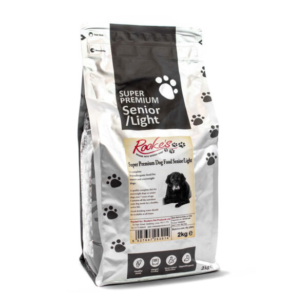 Rooke's Premium Complete Dry Dog Food Senior/Light