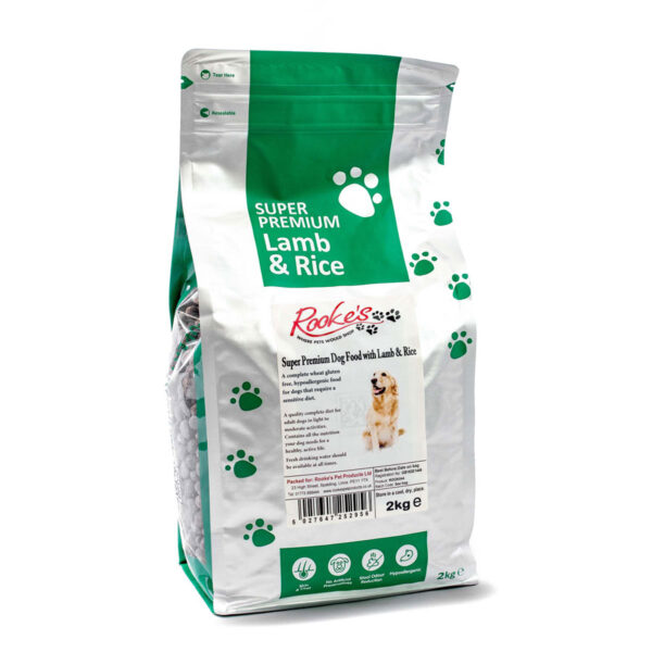 Rooke's Premium Complete Dry Dog Food Adult Lamb