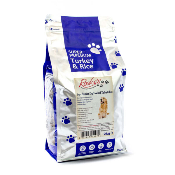 Rooke's Premium Complete Dry Dog Food Adult Turkey