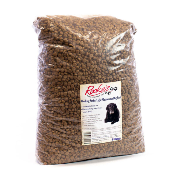 Rooke's Complete Dry Dog Food Working Senior/Light Maintenance 15kg