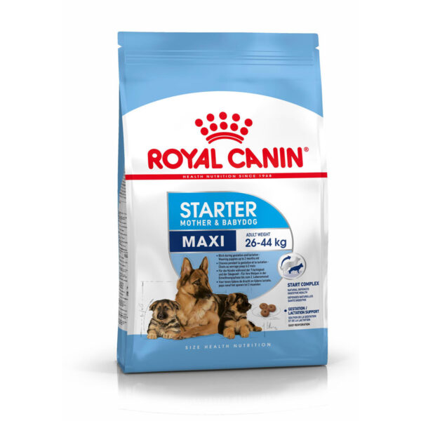 Royal Canin Complete Dry Dog Food Maxi Starter Mother & Babydog