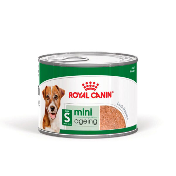 Royal Canin Complete Wet Food Tin Mini Ageing 8+  195g