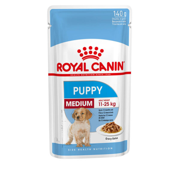 Royal Canin Complete Wet Dog Food Medium Puppy 140g