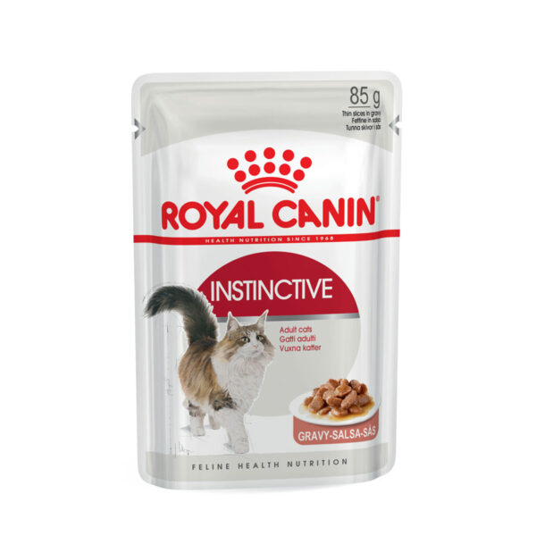 Royal Canin Wet Cat Food Pouch Instinctive in Gravy 85g