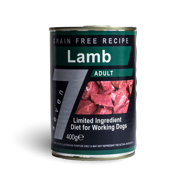 Seven Grain Free Complete Wet Dog Food Adult Lamb 400g