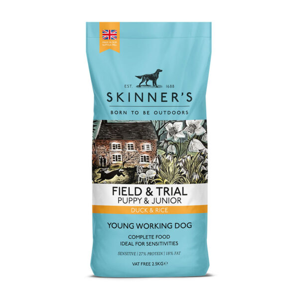 Skinner's Field & Trial Complete Dry Dog Food Puppy & Junior Duck