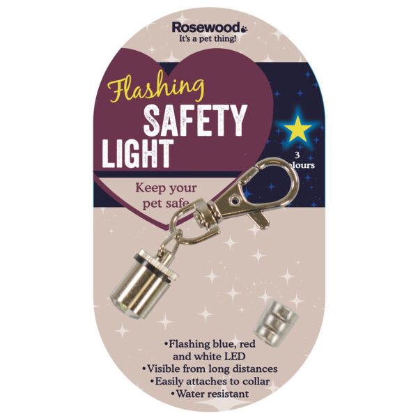 Rosewood Flashing Safety Light