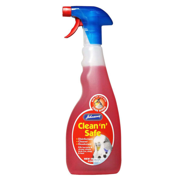 Johnson's Clean 'n' Safe Cage Bird Disinfectant 500 ml